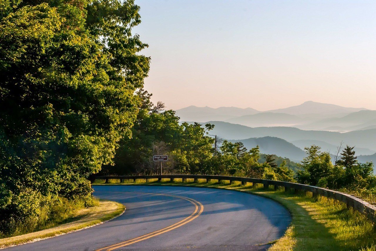 The road you will drive after you finish packinf for a road trip