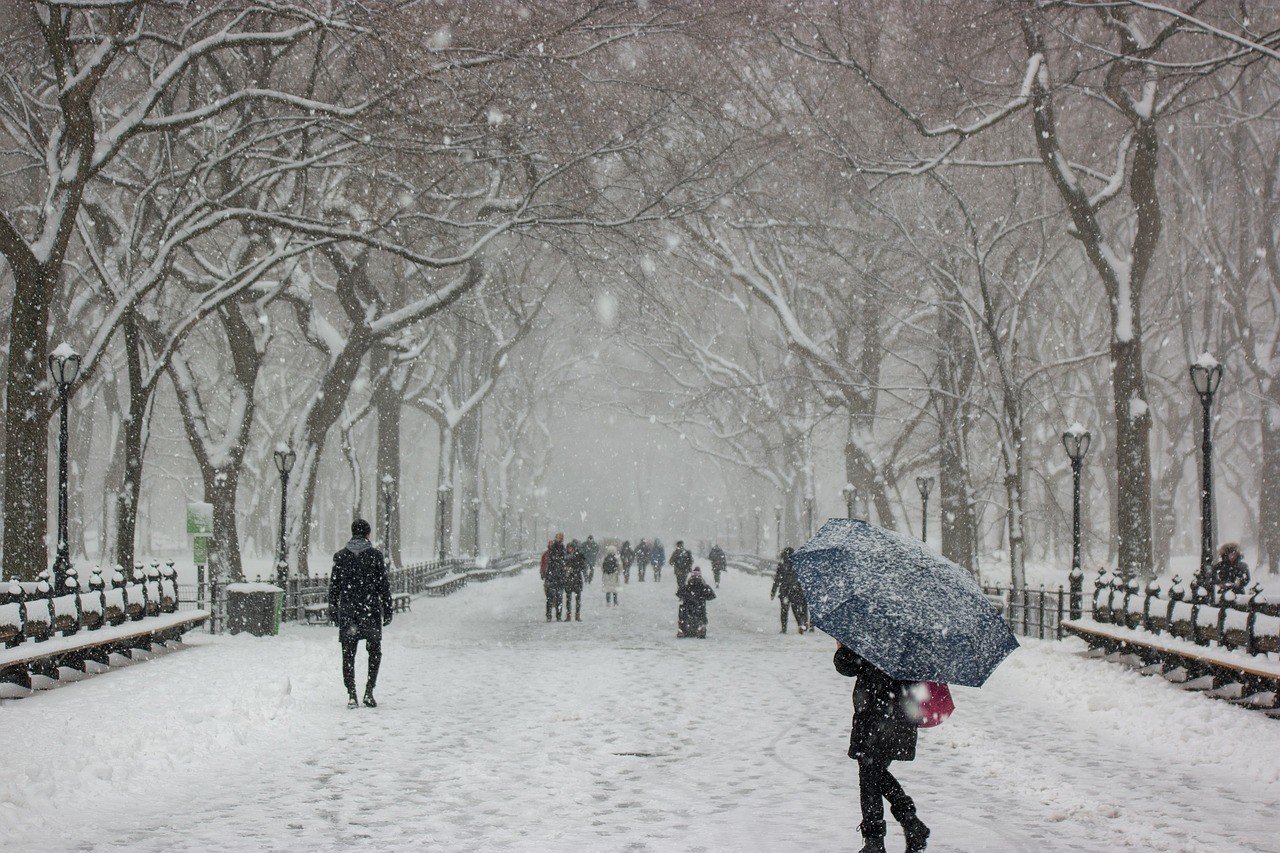 snow in new york city 