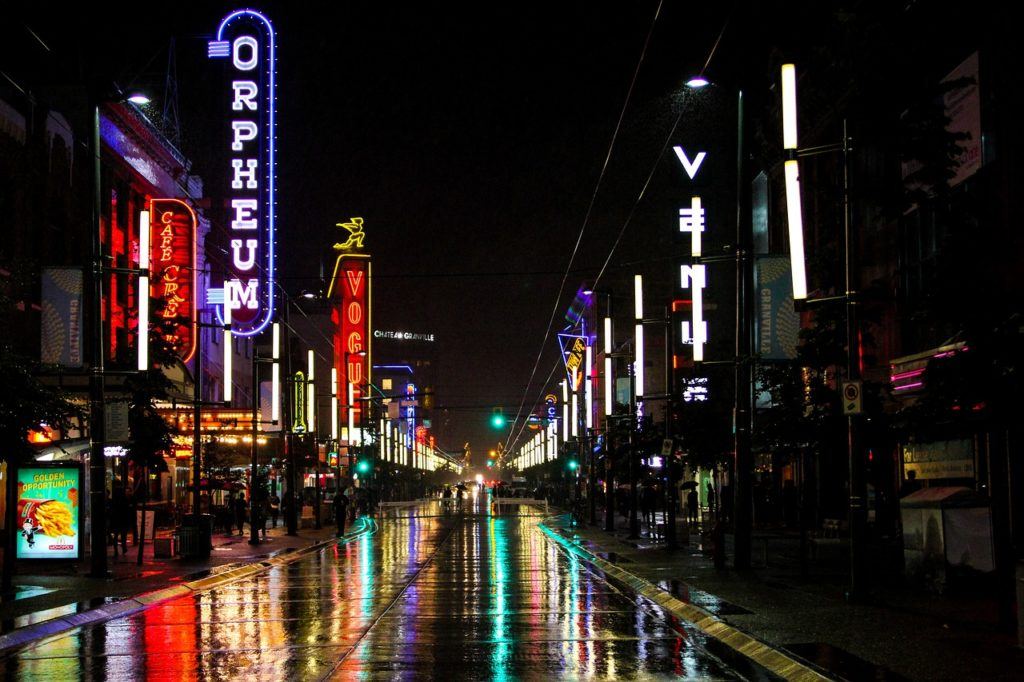 granville night streets