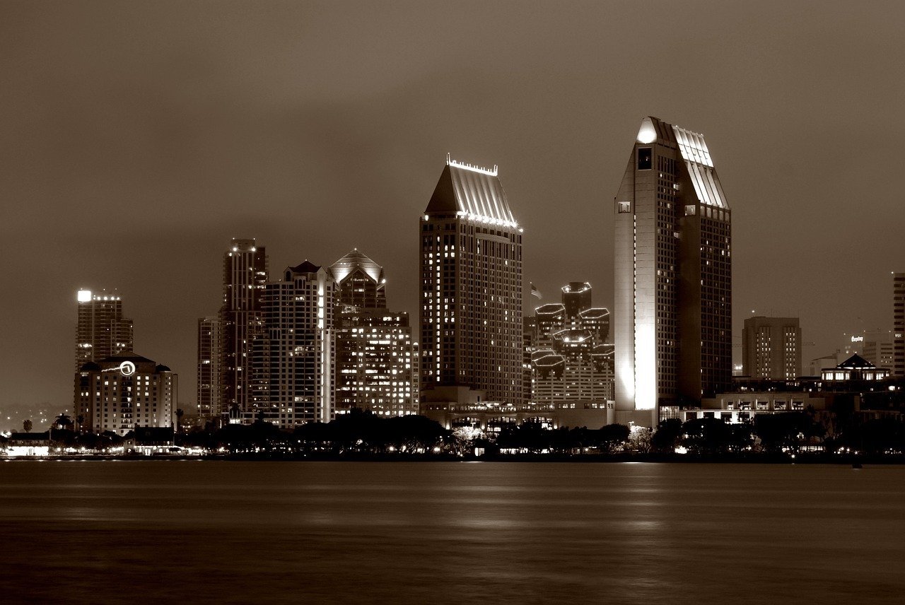 black and white san diego travel guide