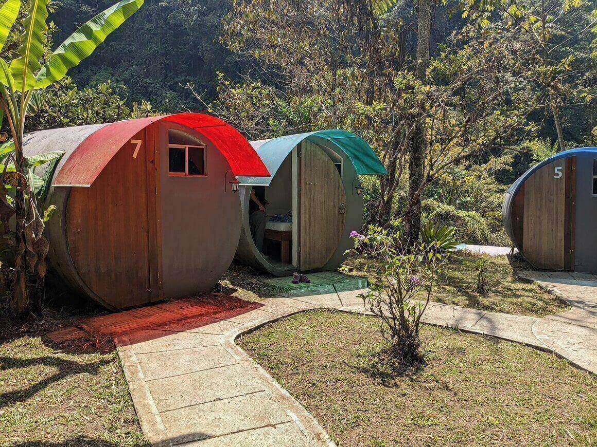 colorful little cottages in colombia