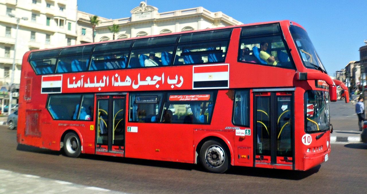 en sikker bus i Egypten