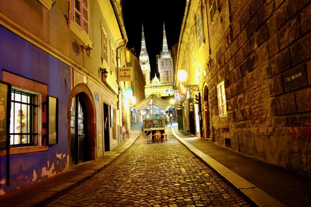 Zagreb City Center in backpacking croatia