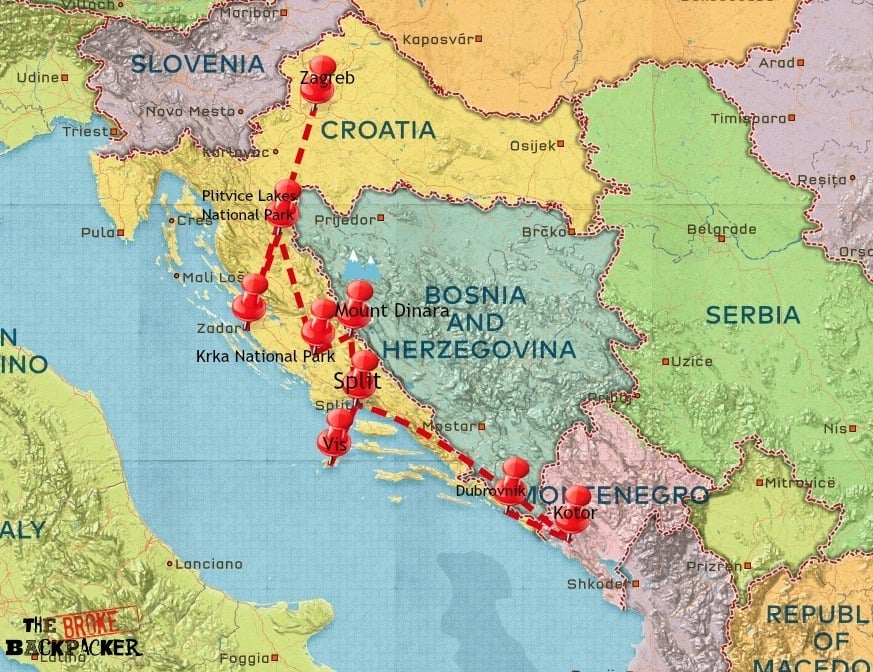 croatia 14 day itinerary