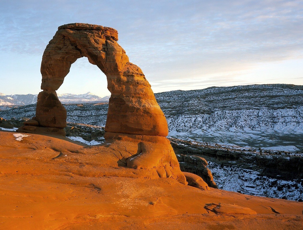 utah national parks in winter