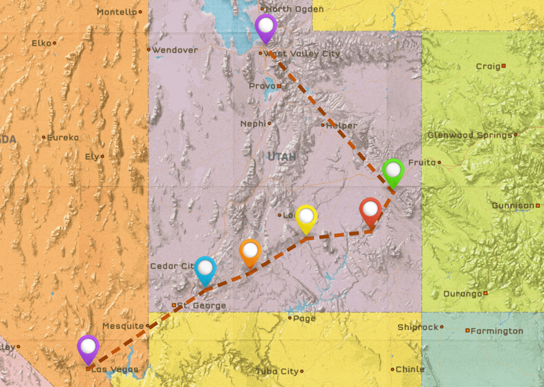 Utah National Park Itinerary