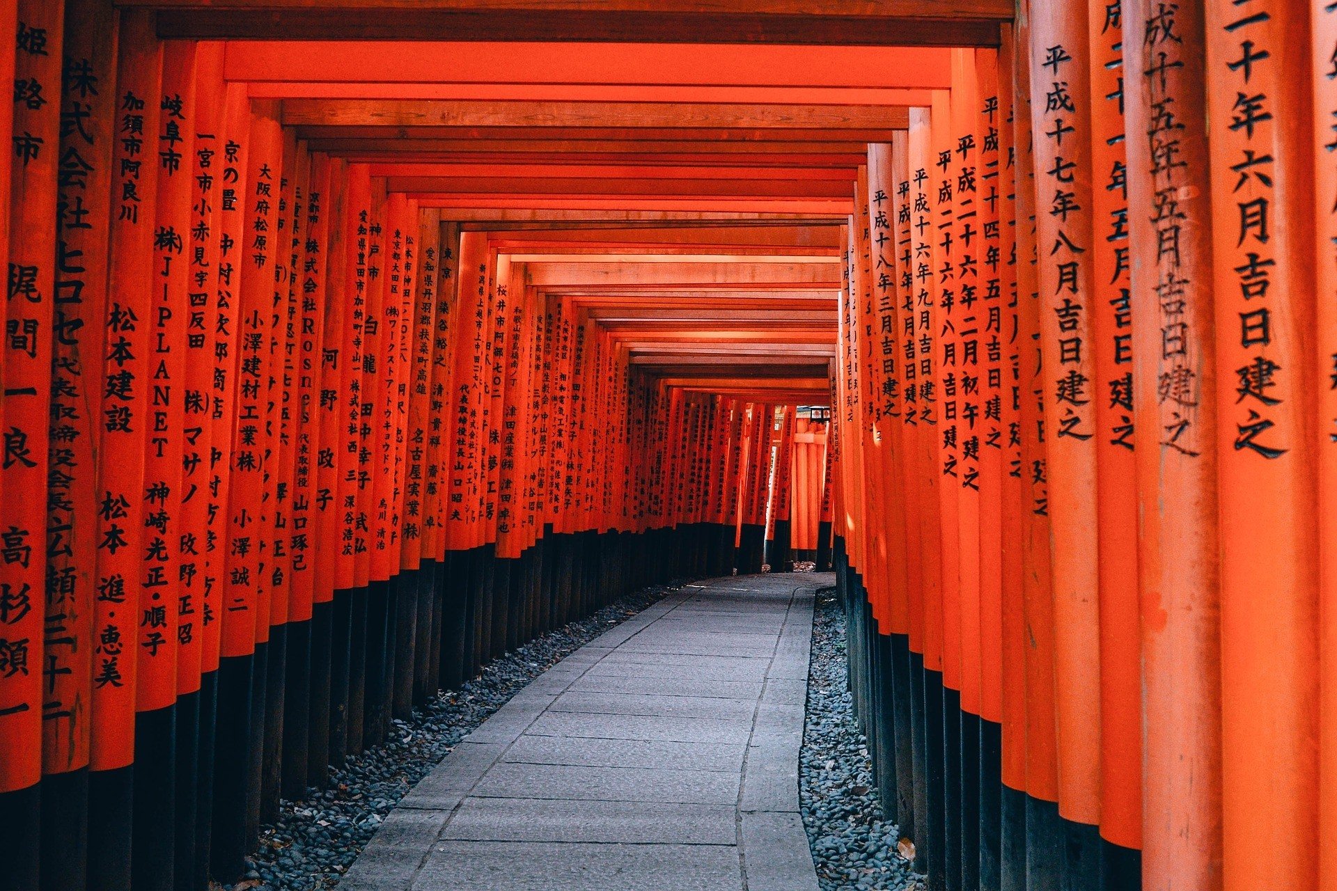 A famous shrine and attraction in Japan