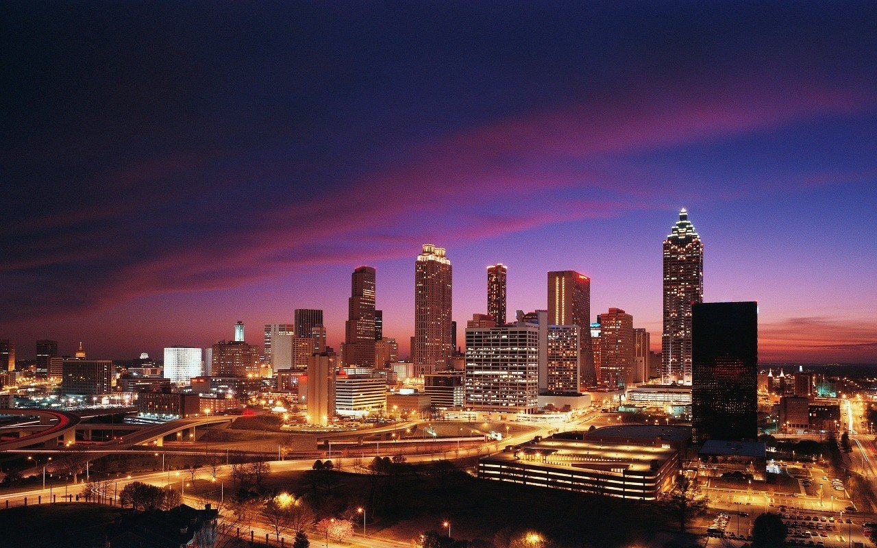 City skyline of Downtown, Atlanta