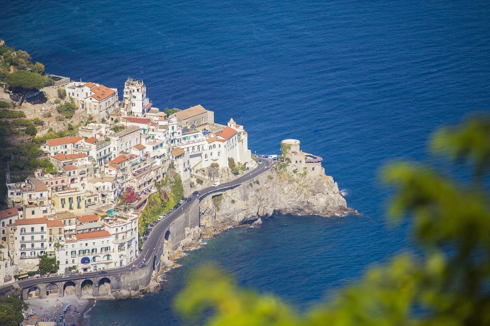 Nachtleben in Positano, Positano Italien