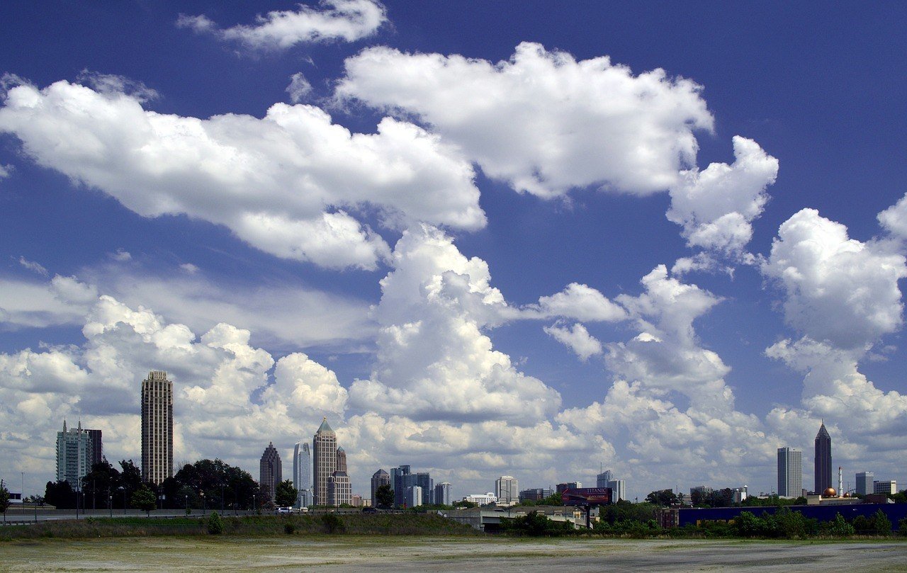 View of the skyline of Midtown, Atlanta