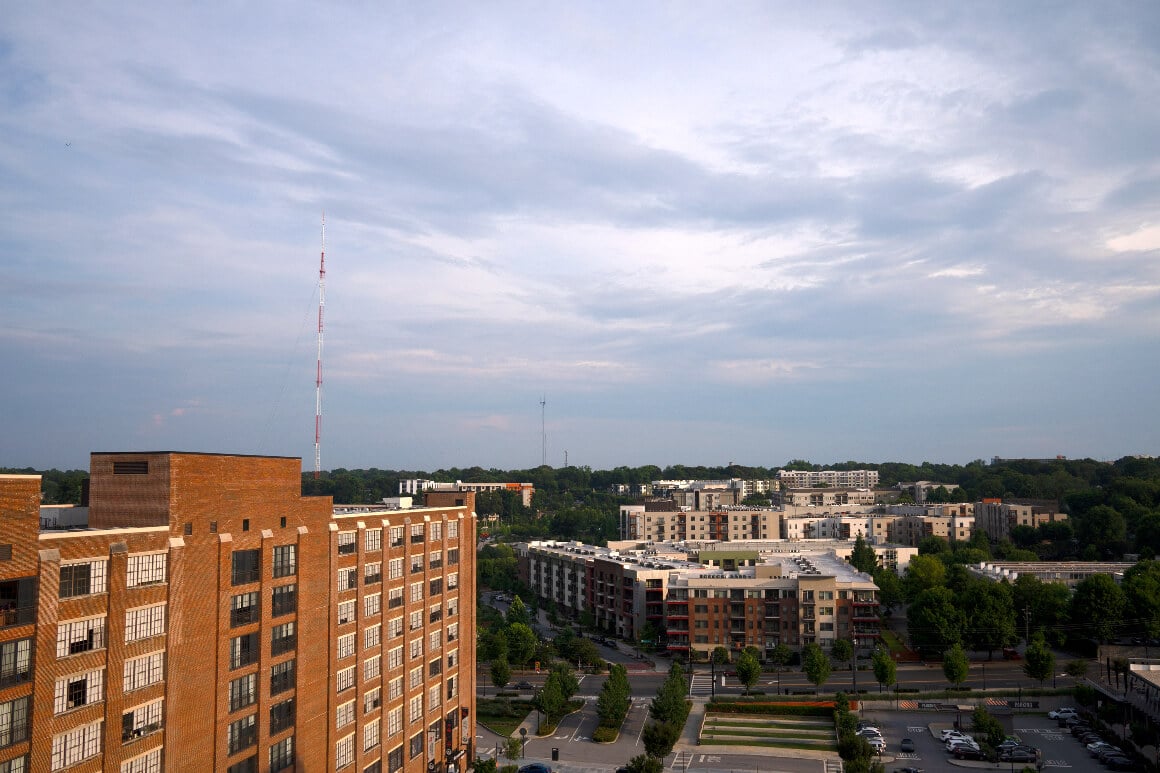 View over Old Fourth Ward Atlanta