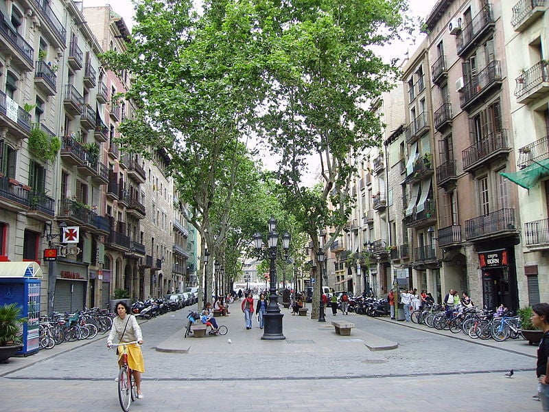Passeig del Born em Barcelona