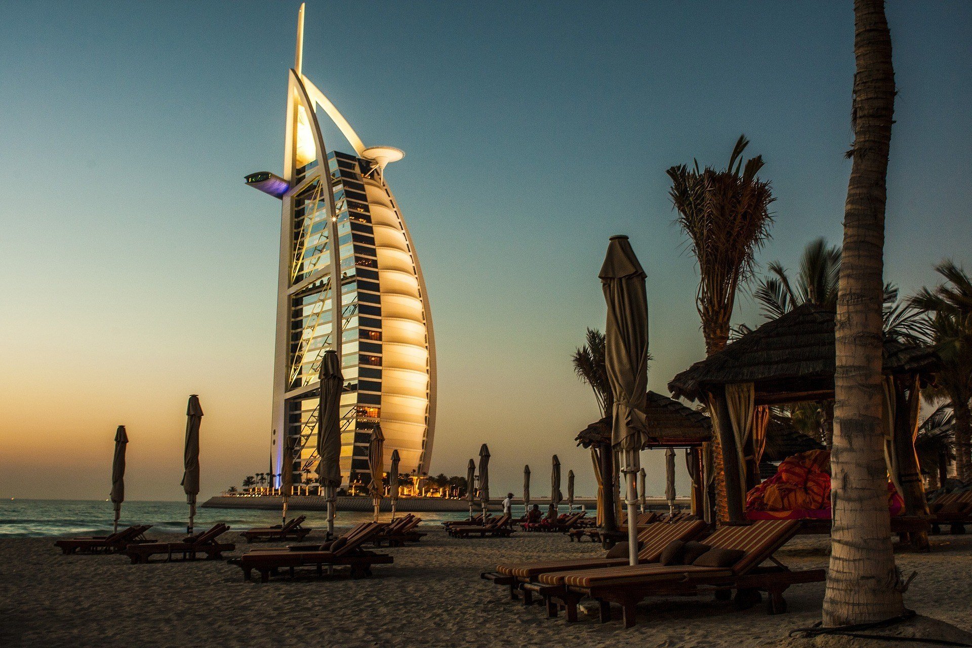 A night out on Dubai's beach in safety