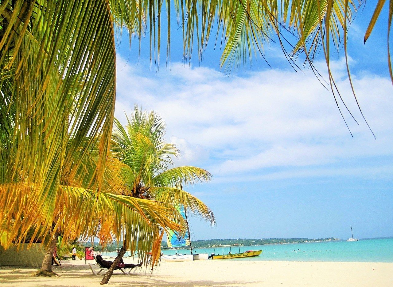 A safe beach in Jamaica