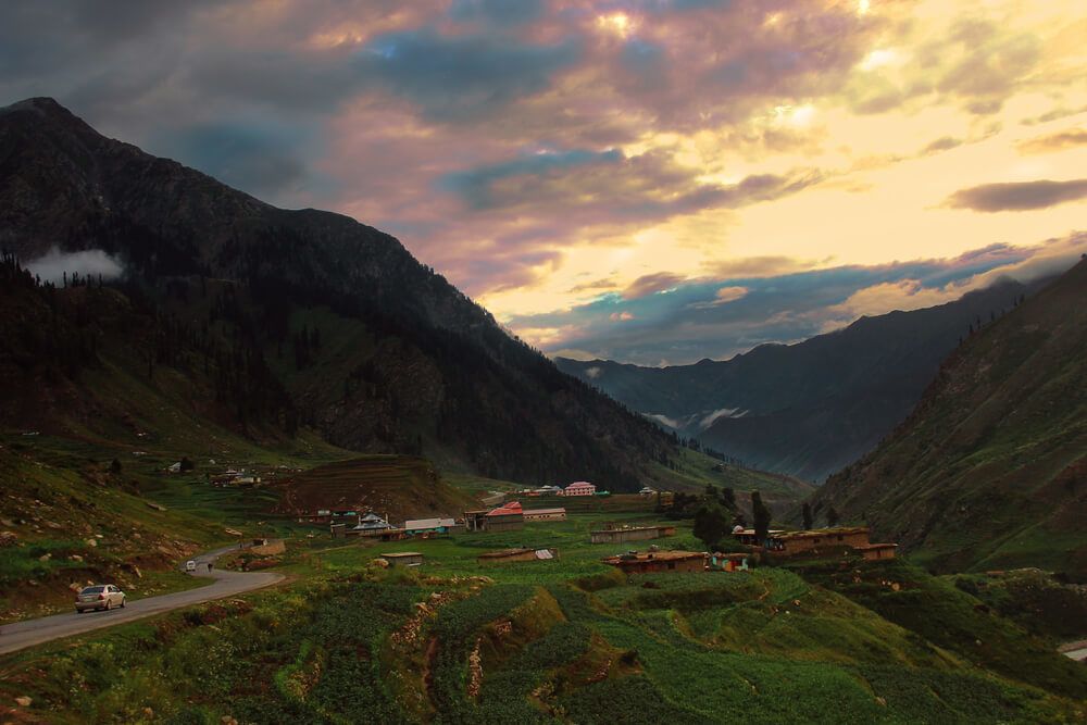 jalkhand sunset kaghan valley