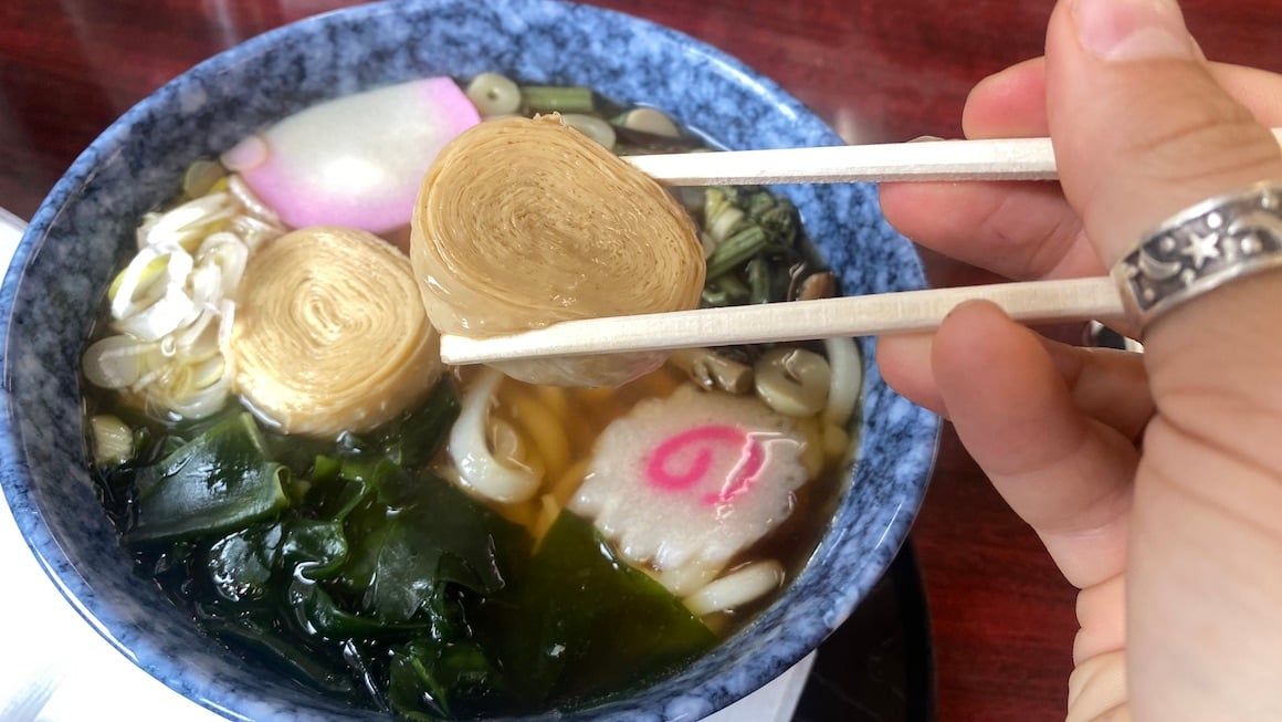 Delicious ramen with tofu in Tokyo, Japan.