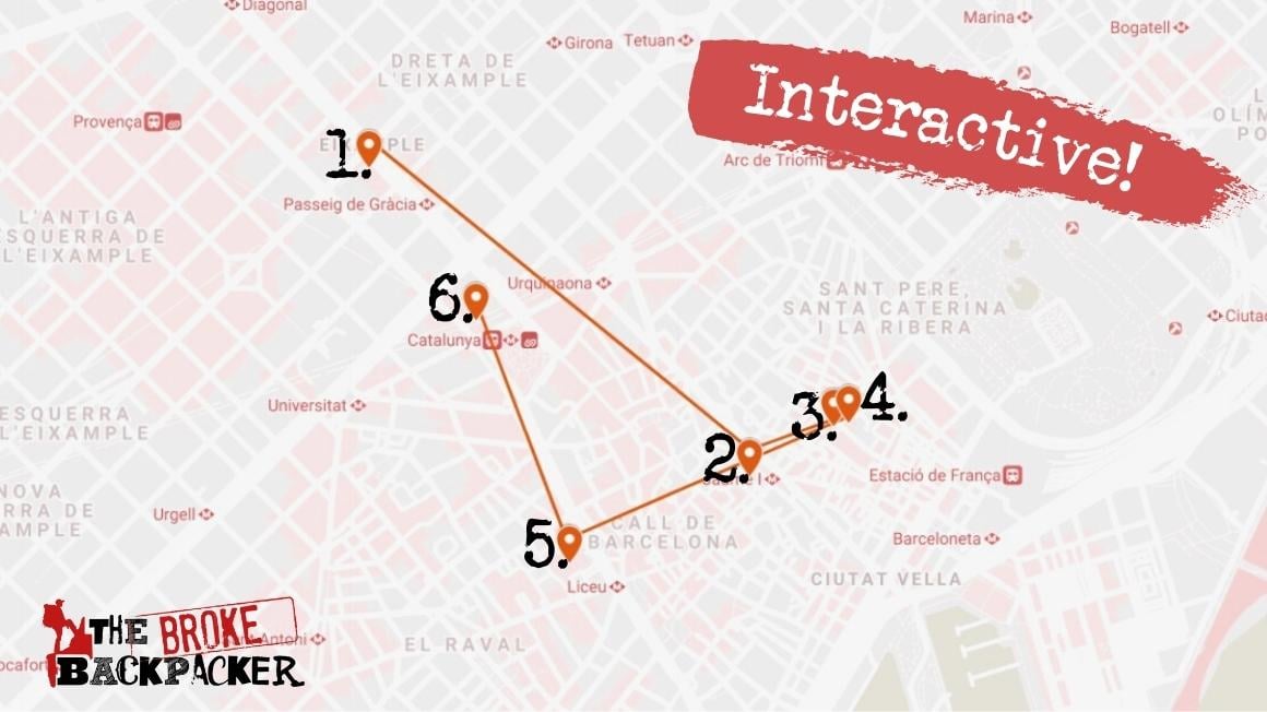 tourist areas of barcelona Barcelona Itinerary Day 1