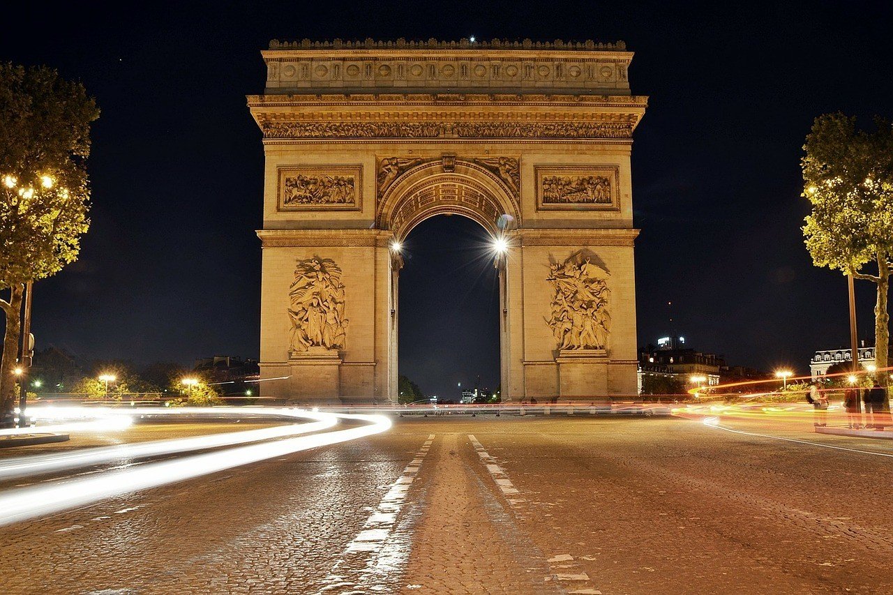 Champs-Elysees to the Arc de Triomphe