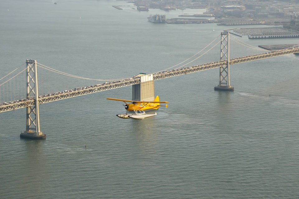 Golden Gate Bridge from the Air Seaplane Tour