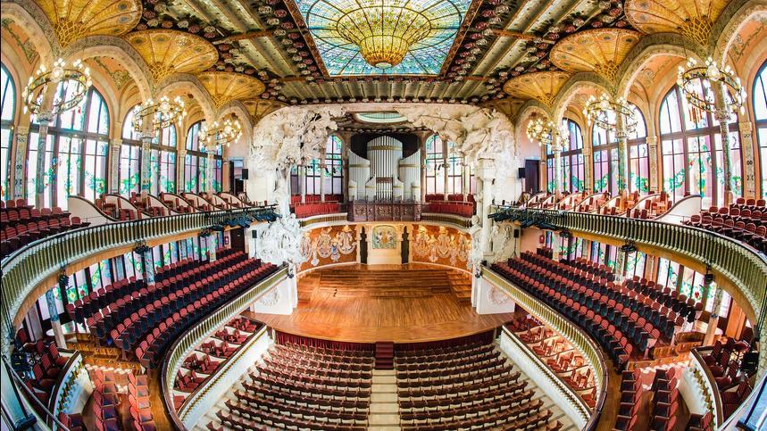 tourist areas of barcelona Palau de la Musica Catalana