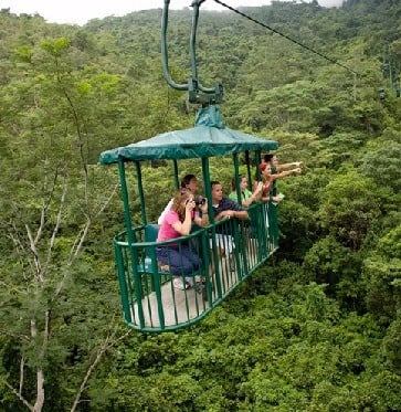 Rainforest Aerial Tram from San Jose