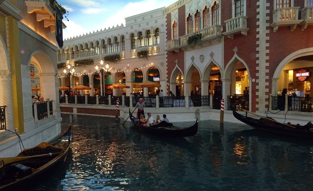 The Venetian Casino and Grand Canal