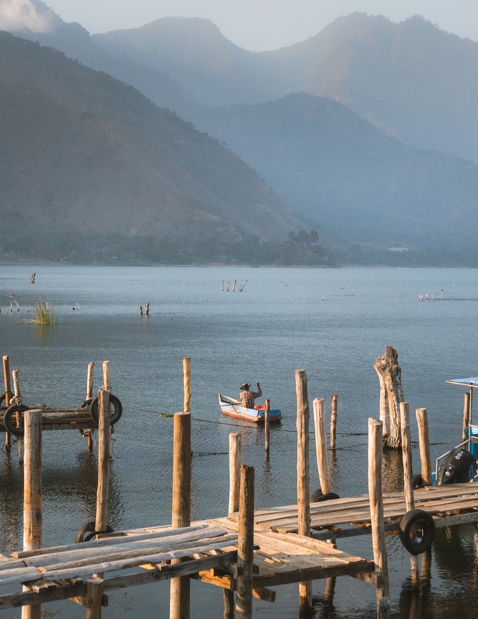 visiting Lake Atitlan in Guatemala