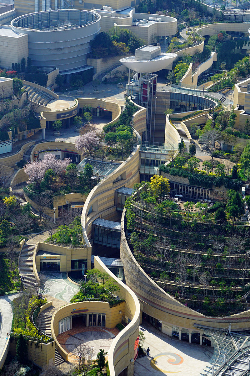 Namba Parks - shopping stop for an Osaka itinerary