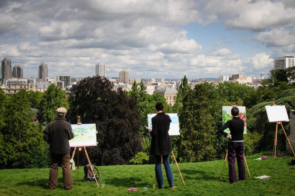 Buttes-Chaumont Park Paris