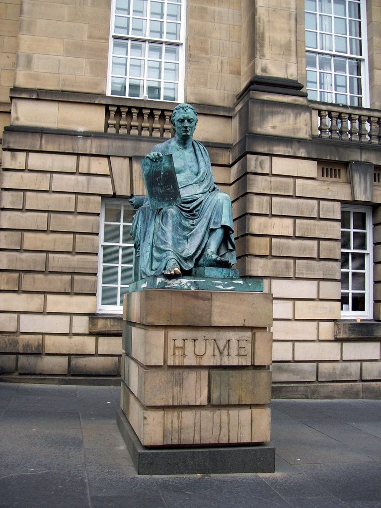 David Hume’s Statue, Edinburgh