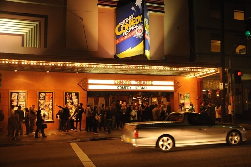 Enmore Theater in Sydney at night