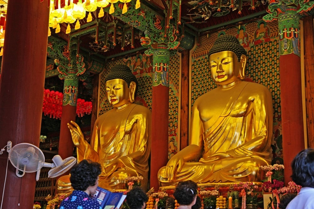 Jogyesa Korean Buddhist Temple in Seoul