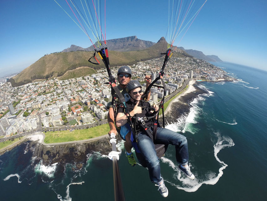 Paraglide over the city