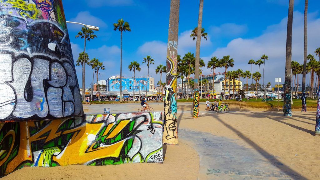 The Venice Beach Boardwalk, Los Angeles