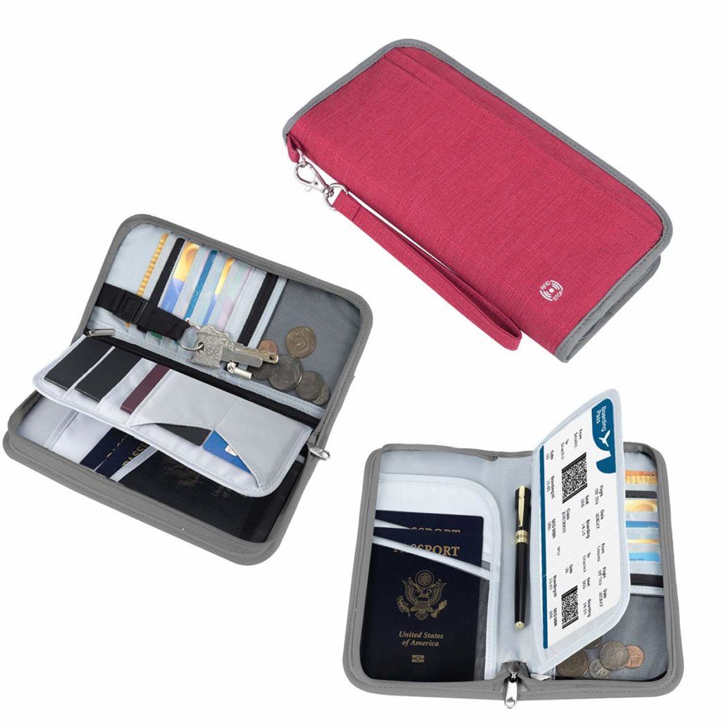 travel wallets for flights