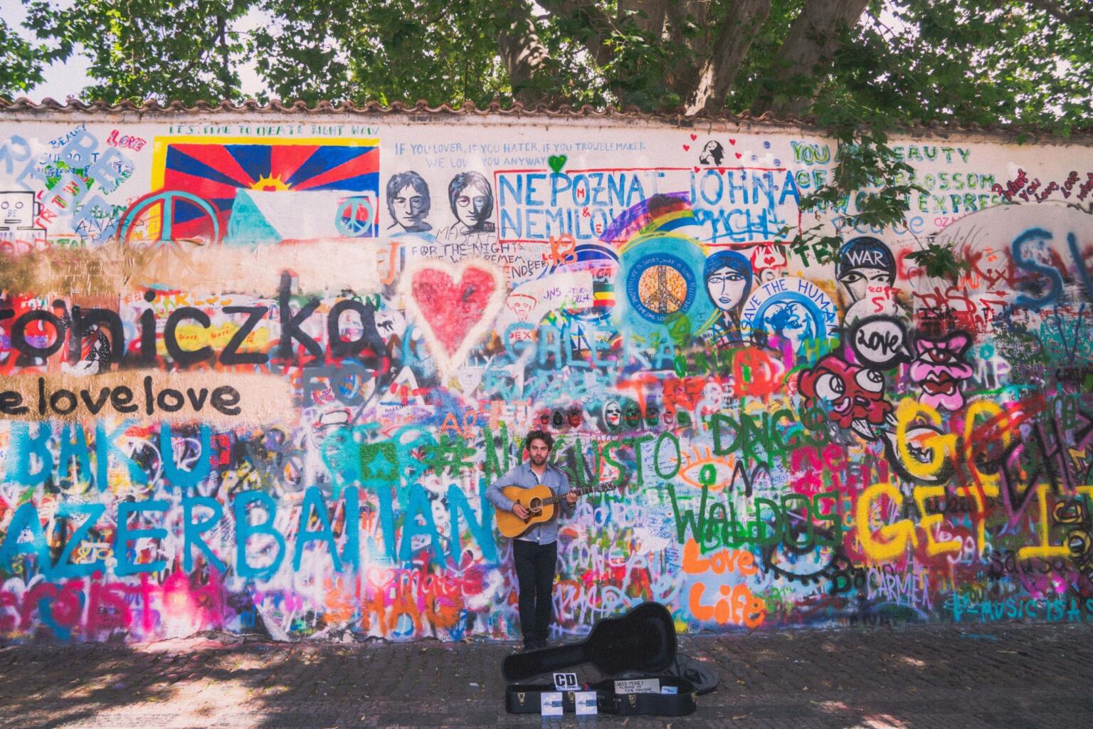 Lennon Wall in Prague