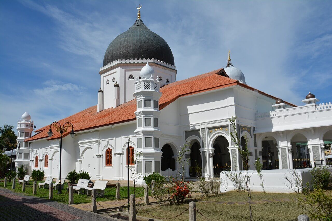 Kapitan Keling Mosque in penang malaysia