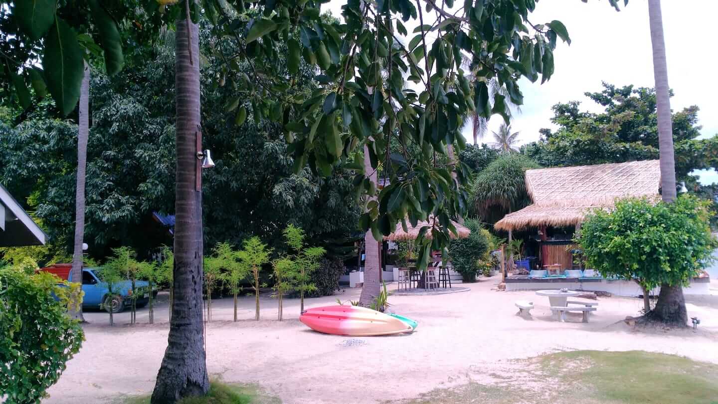 Beach resort bungalow