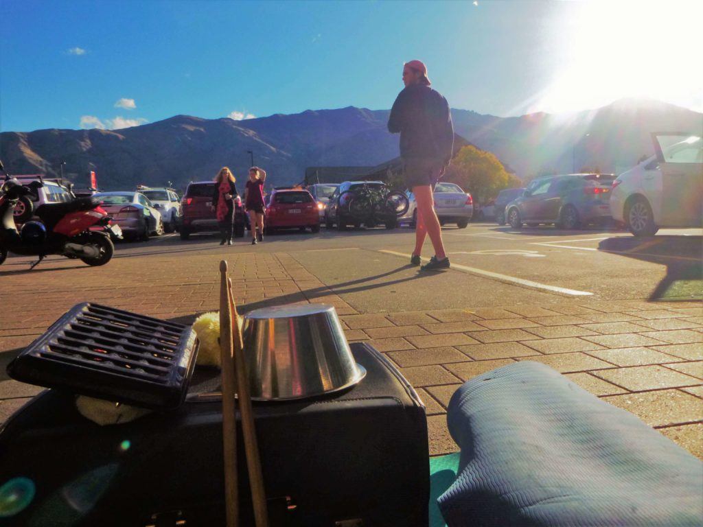 wanaka busking choosing your pitch