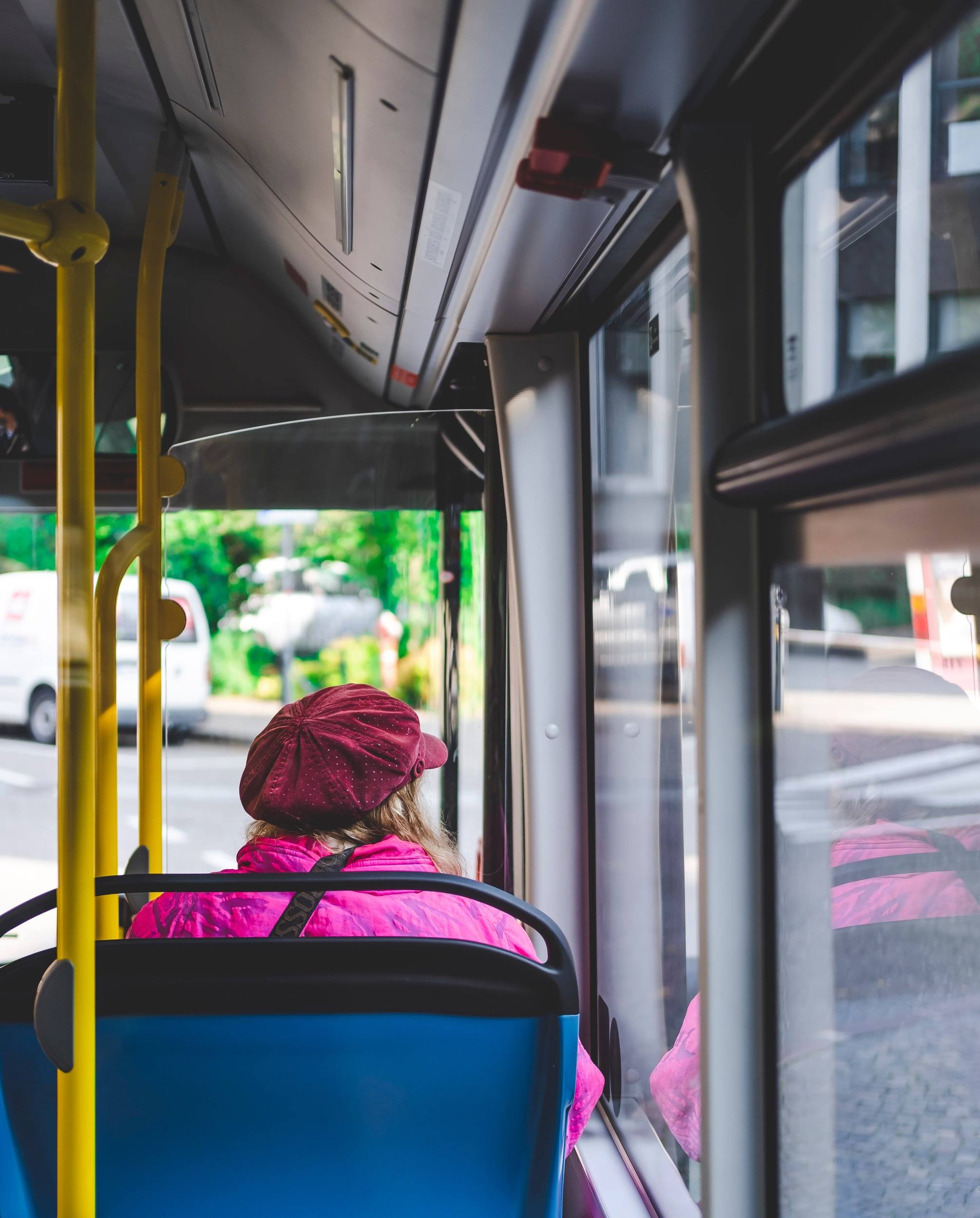 Girl on Tokyo Bus