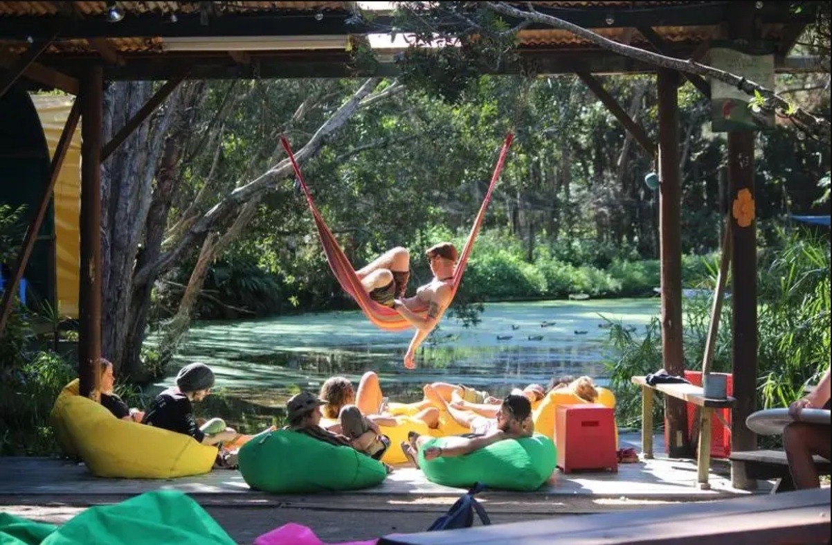 Overall best hostel in Byron Bay: The Arts Factory Lodge