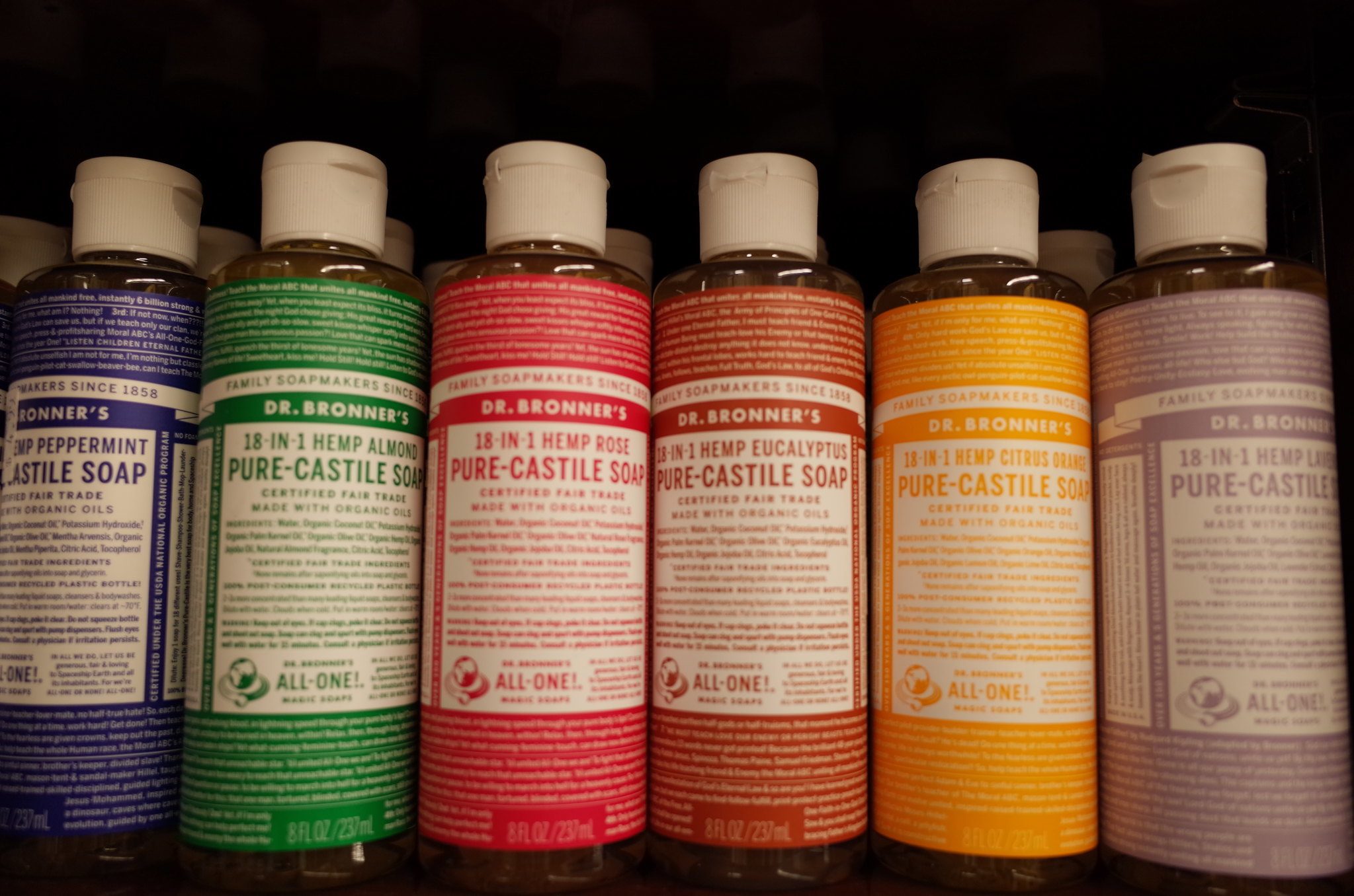 Dr Bronner's Soap - an eco-friendly toiletry essential