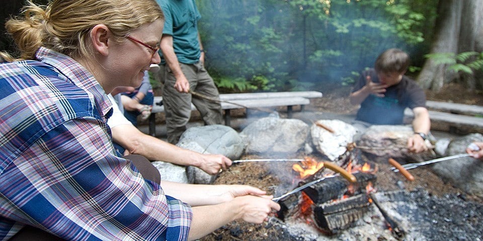 Get the kids to cook for an easy campfire meal idea