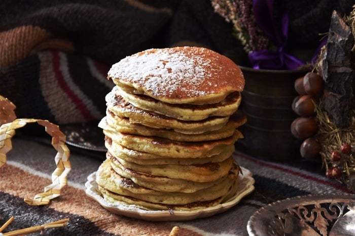 Pancakes are an awesome family camping meal idea