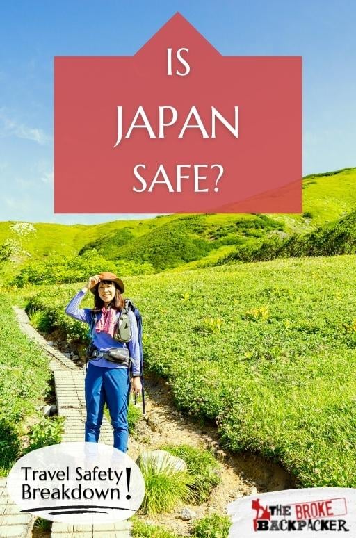 is it safe to travel to japan alone