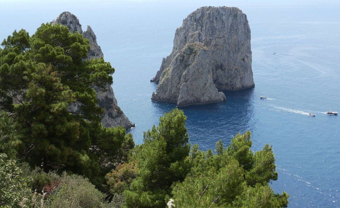 Pay a visit to the famous Faraglioni Rock Formations