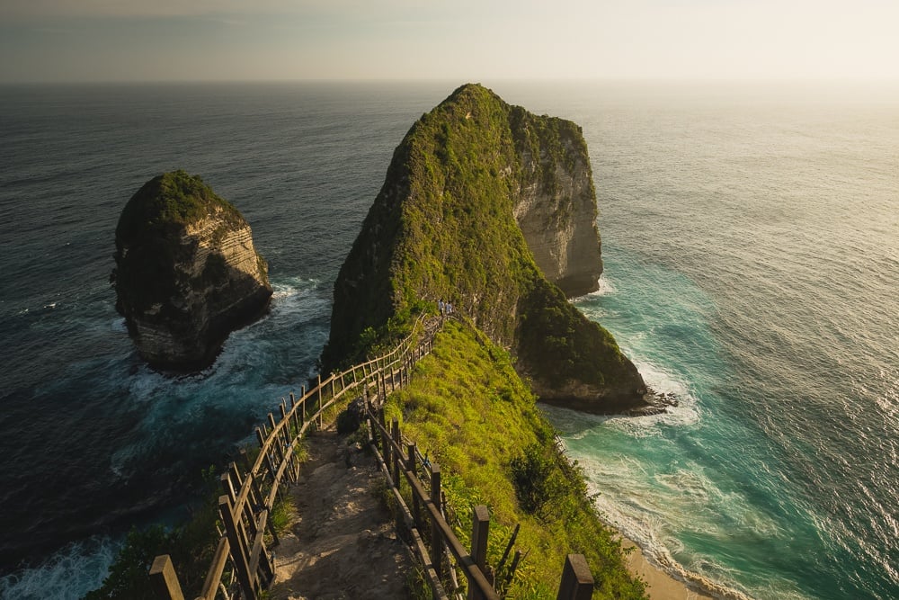 kelingking beach sunset nusa penida guide