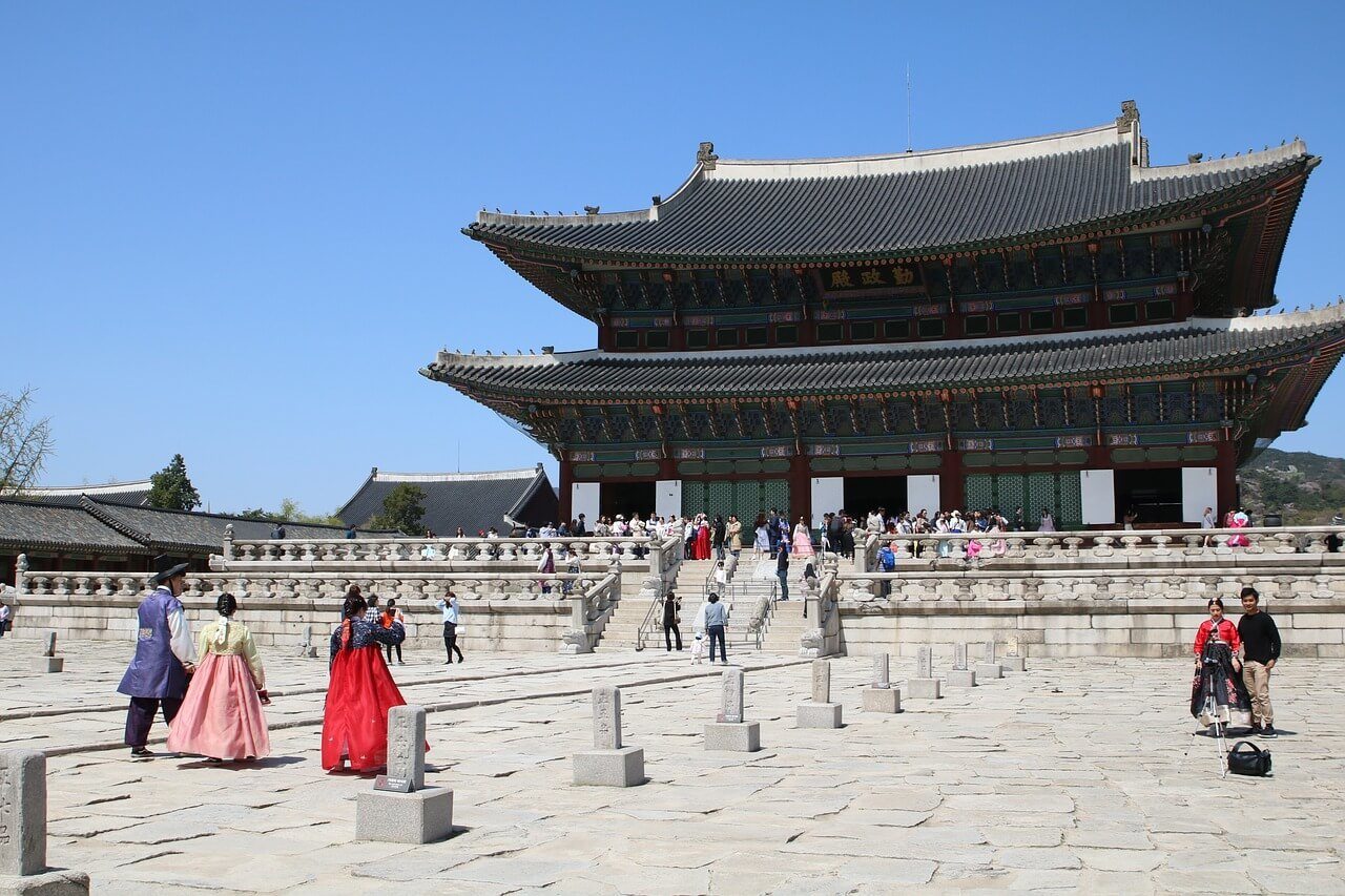 Gyeongbokgung Palace, the biggest of the Five Grand Palaces in Seoul