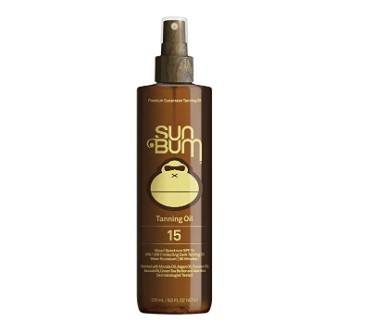 tanning oil