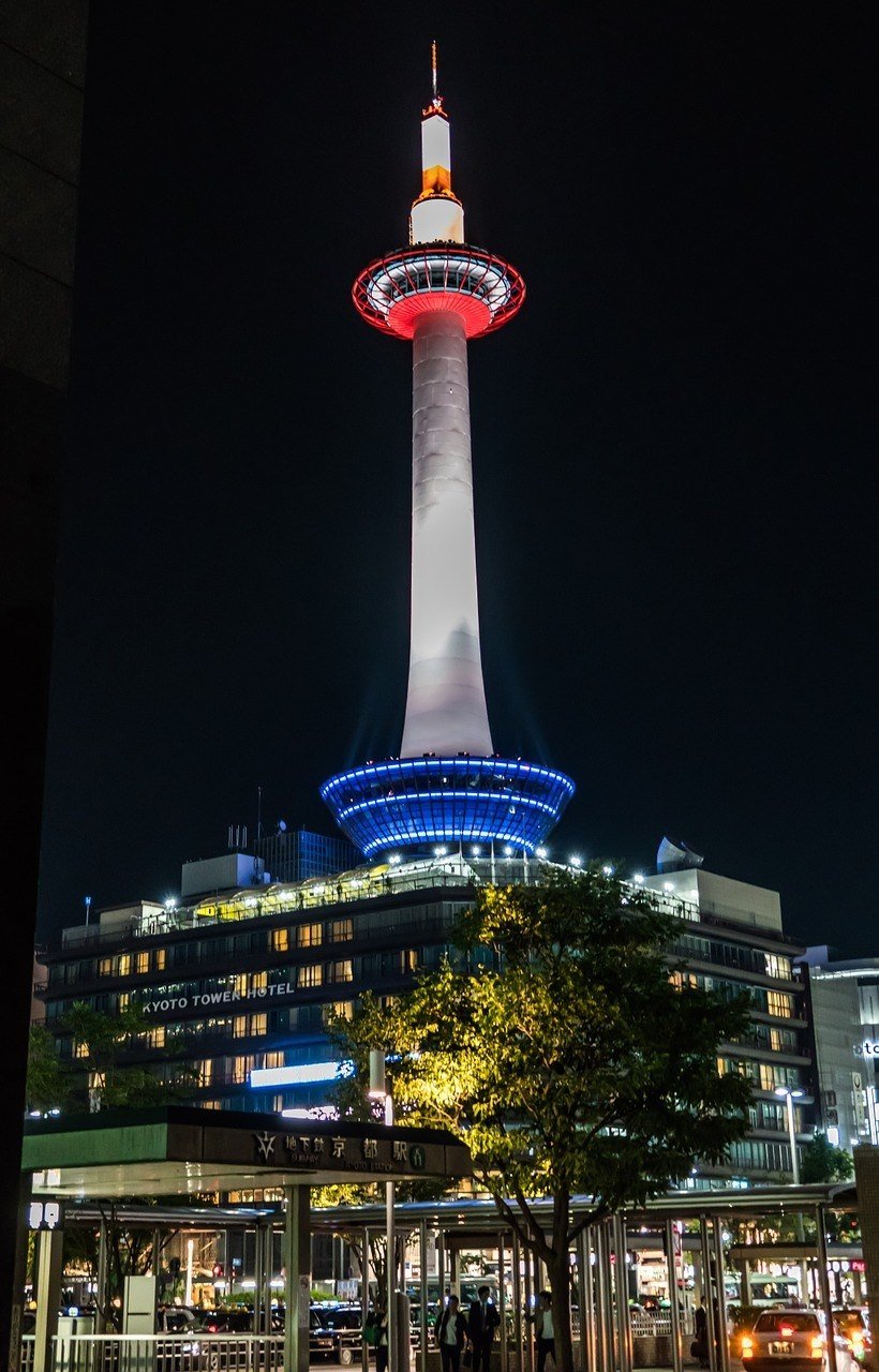 tower, kyoto